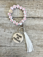 Load image into Gallery viewer, Baseball Wristlet