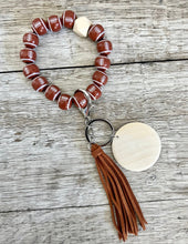 Load image into Gallery viewer, Football Wristlet