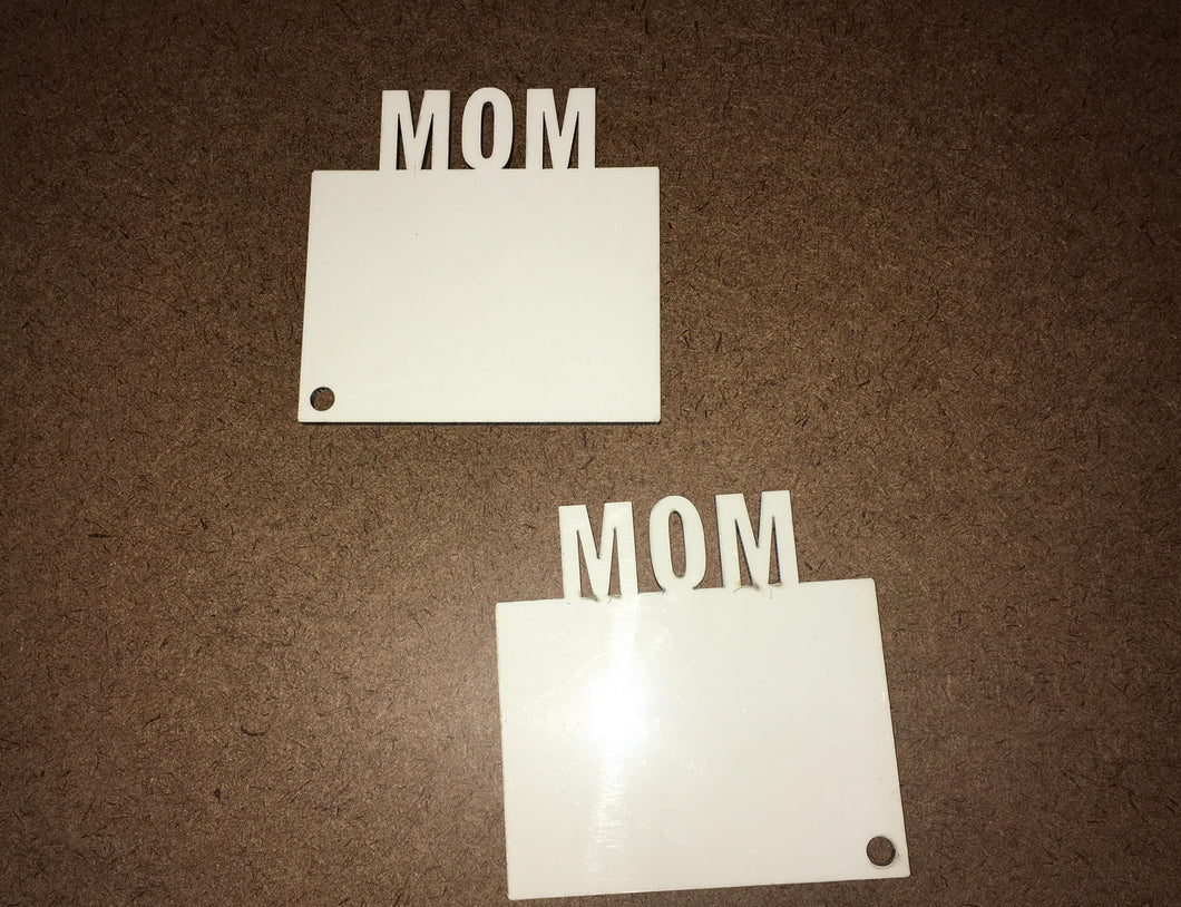 Sublimation Mom keychain